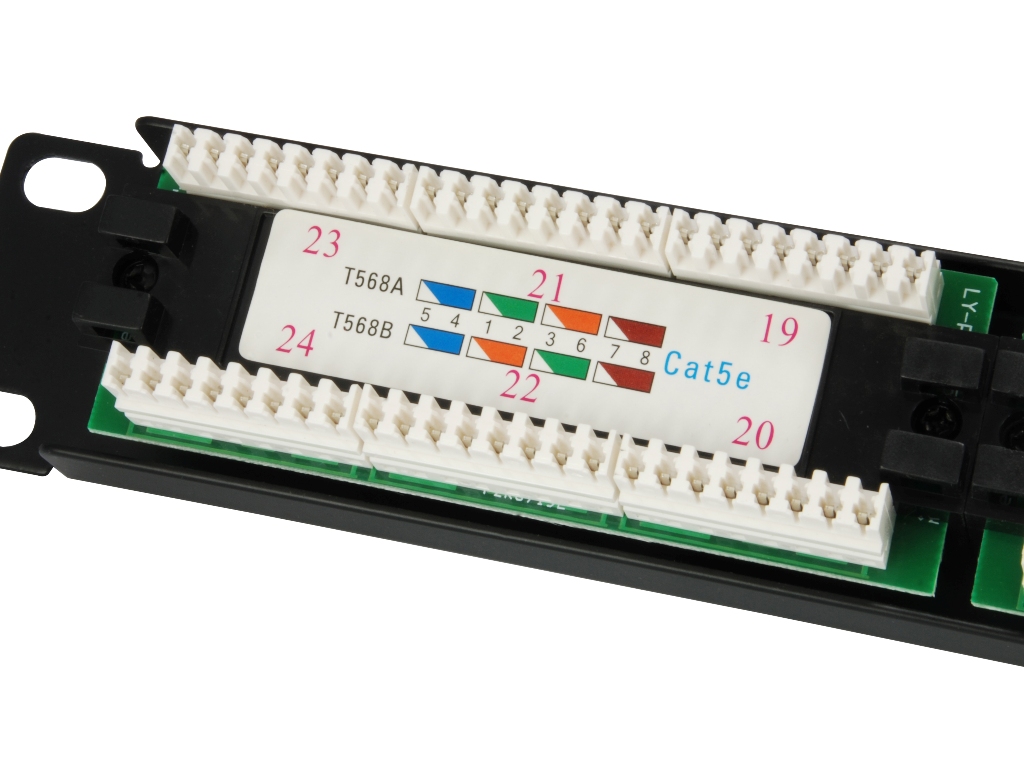 NTW 24 port generic Cat5E Patch Panel