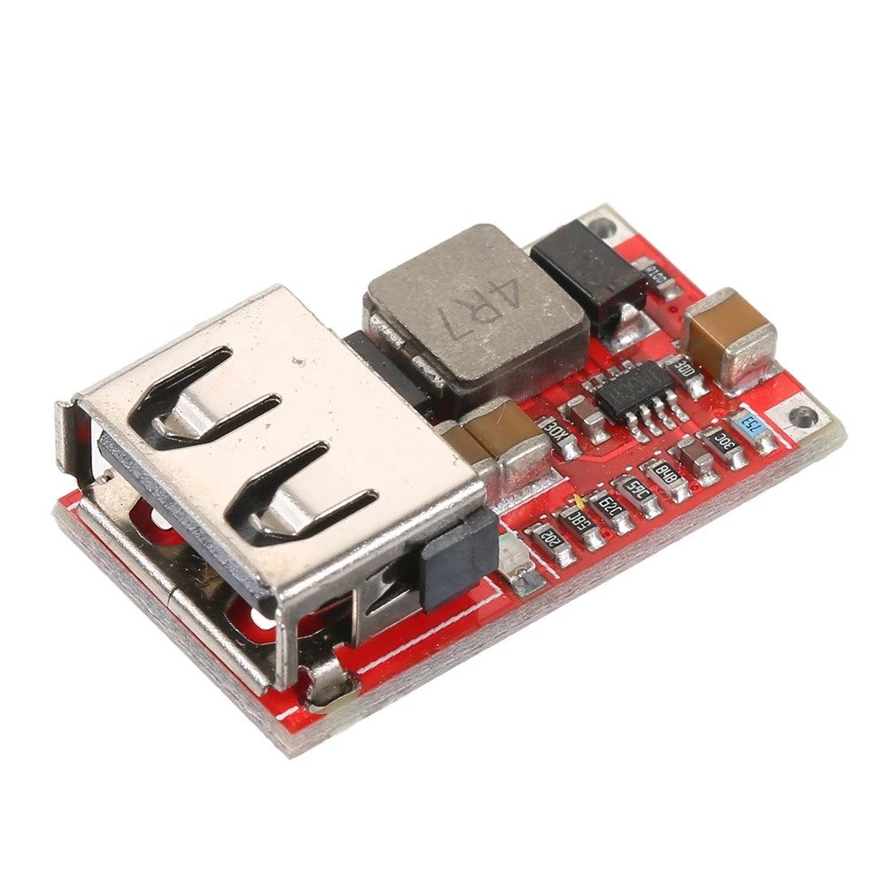 DC-DC Buck Module 6-24V 12V/24V to 5V 3A USB Step Down Power Supply Charger  Efficiency