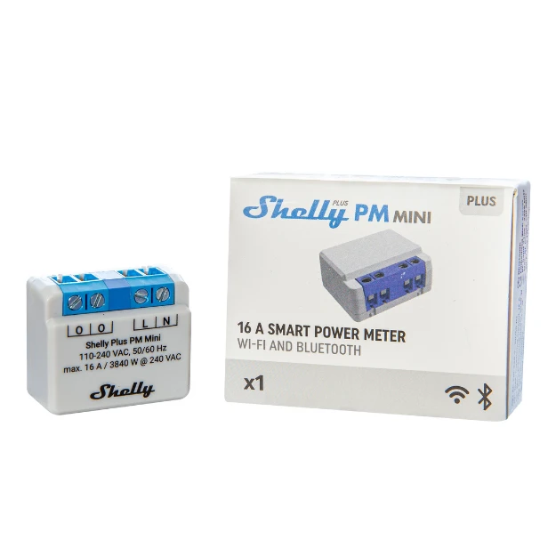 SHELLY PLUS 2PM  Shelly Smart Wi-Fi Relay with Power Monitoring