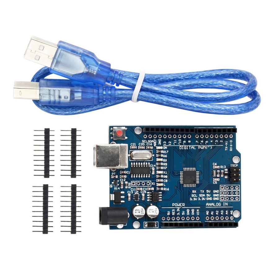 ELEGOO UNO R3 Board ATmega328P with USB Cable(Arduino-Compatible) for  Arduino