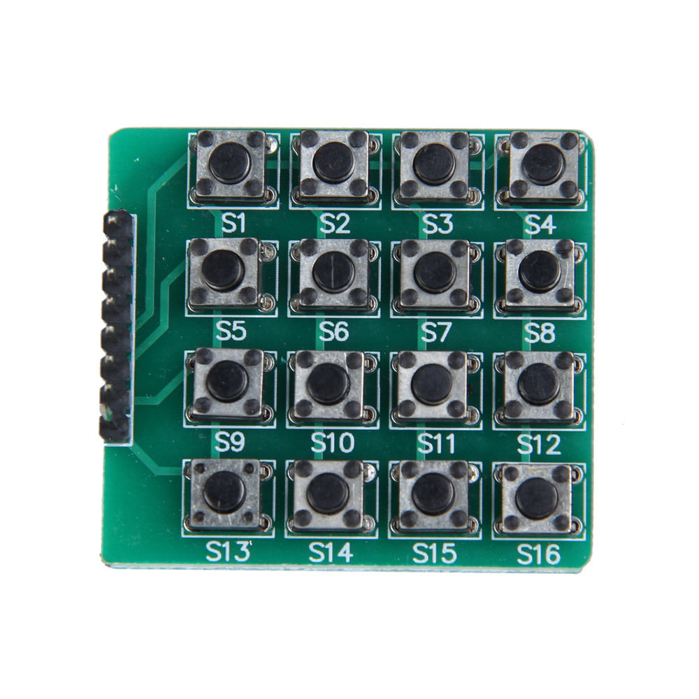 Ηλεκτρονικά Αισθητήρες Keypad And Joystick 4x4 Matrix 16 Keypad Module 16 Buttons Mcu For 1721